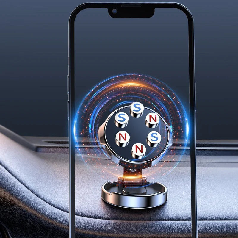 Strong Magnetic Rotation Height Adjustable Car Phone Holder™